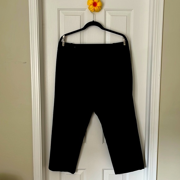 Anne Taylor CURVY BLACK TROUSERS PANTS SIZE 16 - Picture 1 of 4